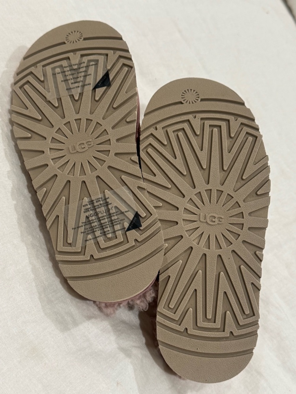 UGG Disquette Atherson slippers in the Rose Grey colorway NEW No Box Size 5 - Picture 8 of 11